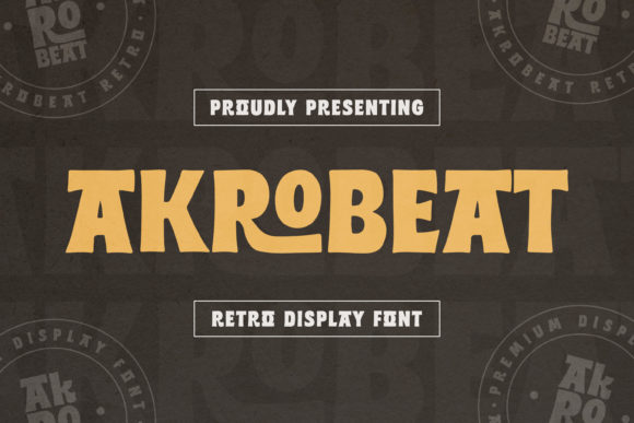 Akrobeat: A Bold Display Font for Makers