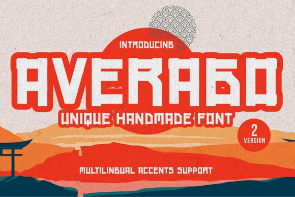 Averago Font: Bold & Unique Display Style