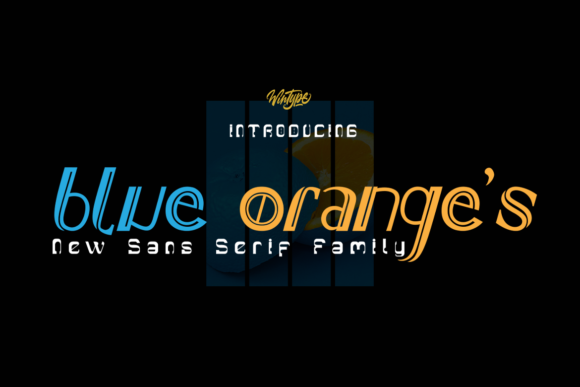 Blue Orange's: A Modern Display Font for Web Design