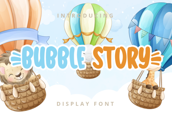 Bubble Story Font for Creative Projects