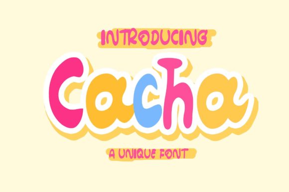 Cacha Font for Playful Branding