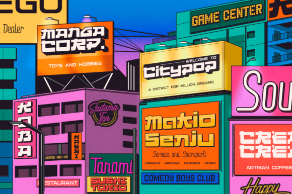 Citypop Font: Bold & Versatile