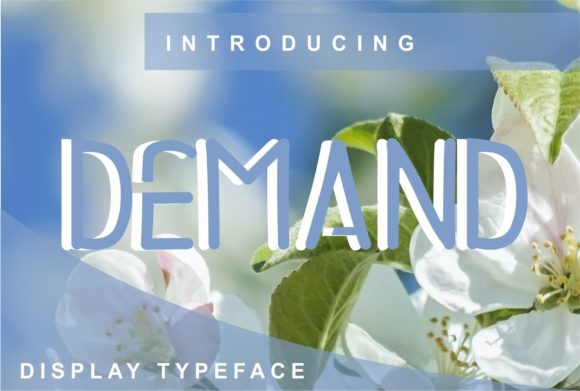 Demand Font for Editorial Design
