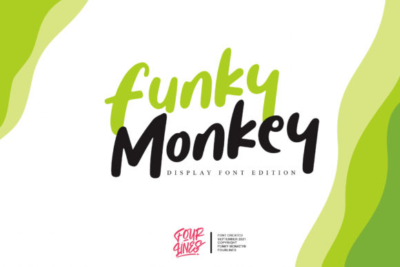 Funky Monkey Font for Creative Design