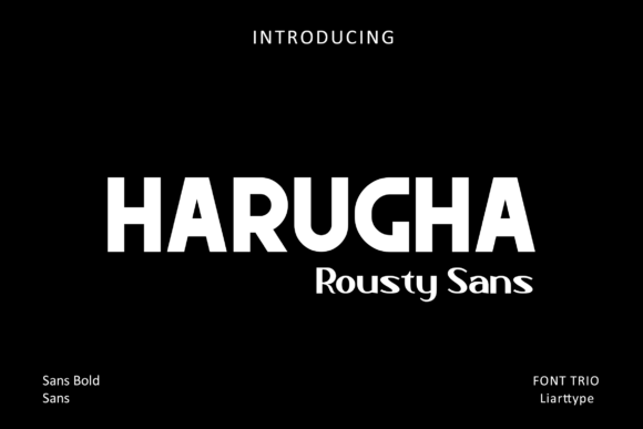 Harugha: Bold Display Font for Impactful Design