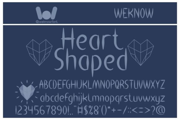 Heart Shaped Font: A Display Typeface for Memorable Brands
