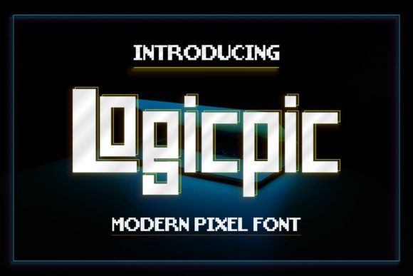 Logicpic: A Robotic Display Font for Futuristic Branding