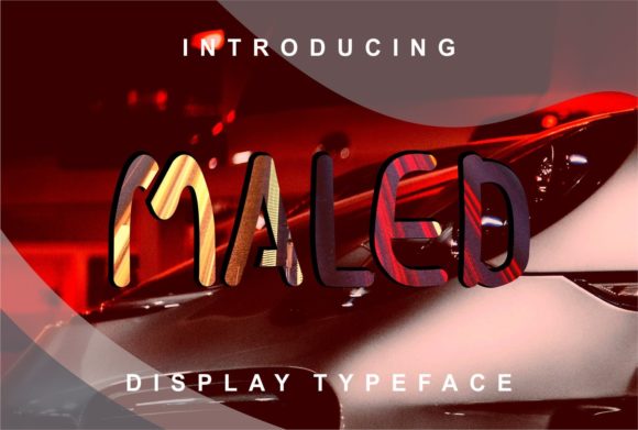 Maled: A Clean Display Font