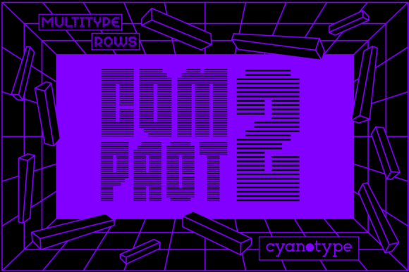 MultiType Rows Compact 2 Font