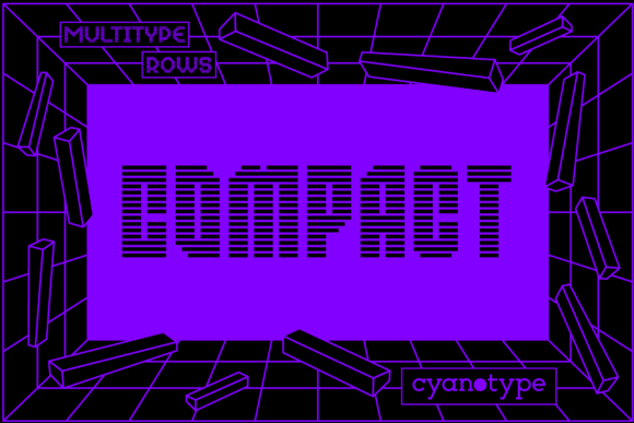MultiType Rows Compact Font