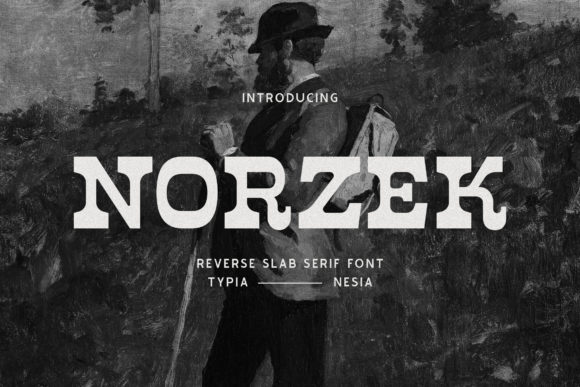Norzek: A Bold Display Font for Creative Projects