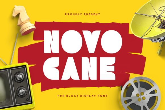 Novocane: A Bold Display Font for Makers