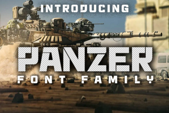 Panzer Font: Bold and Sharp