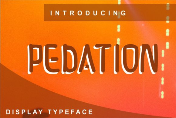 Pedation: A Clean Display Font for Web Design
