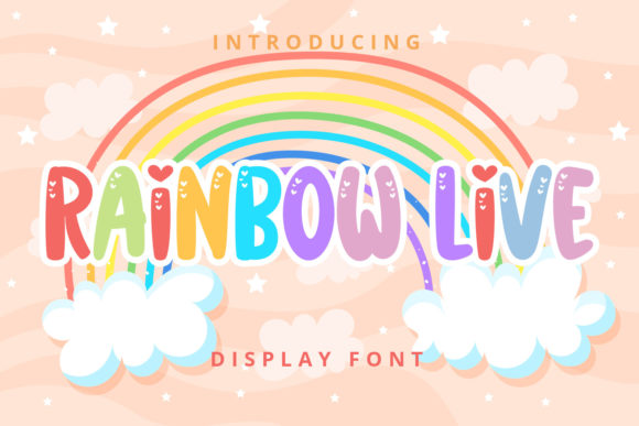 Rainbow Live Font: A Playful Display Typeface for Web Design