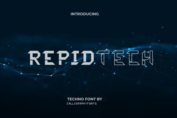 Rapidtech: The Futuristic Display Font for Modern Makers