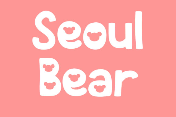 Seoul Bear Font for Creative Makers
