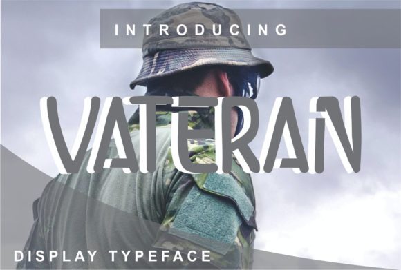 Vateran: A Trendy Display Font for Creative Projects