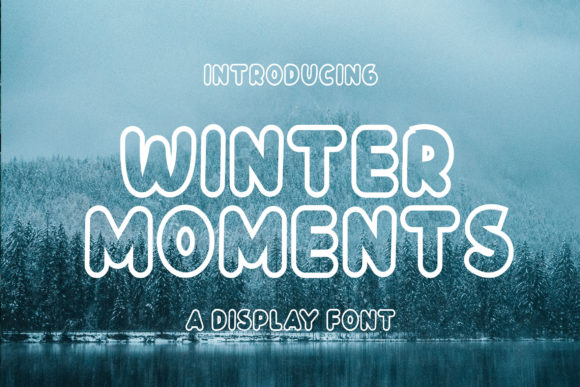 Winter Moments: A Cool Display Font for Branding